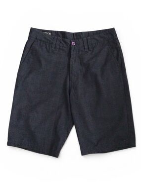 O’Neill Delta Plaid Relaxed Fit Shorts Men’s Size 32 Dark Navy Plaid Chino